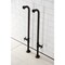 Aqua Vintage AE810S5DX Freestanding Tub Supply Line, Oil Rubbed Bronze AE810S5DX - alternate 2